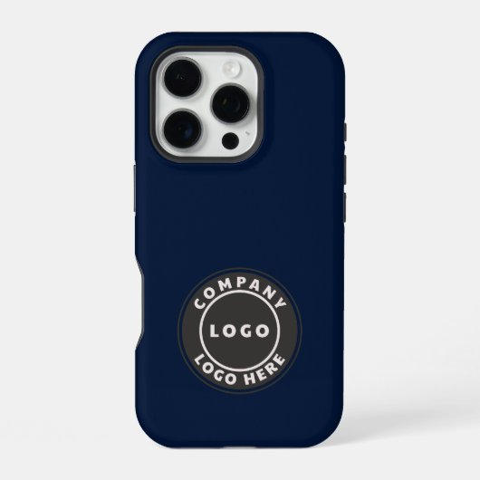 Simple Business Logo Corporate Employees iPhoneケース (裏面)