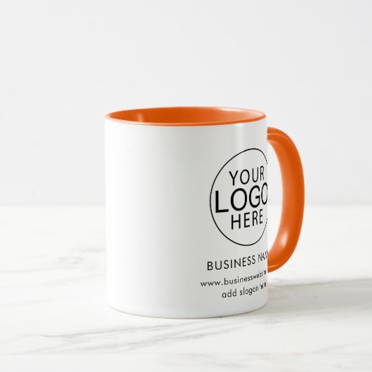Simple Business Logo Custom マグカップ (正面右)
