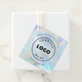 Simple Business Logo Holographic Custom Company フェイバータグ (インサイチュ)