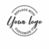 Simple Business Logo Promotional  シール (正面)