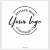 Simple Business Logo Promotional  シール (シート)