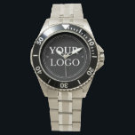 Simple Business Logo Promotional Branded 腕時計<br><div class="desc">Personalize this stylish watch with your professional business logo. Grow your business and add these items to your promotional materials. Simple, minimalist and professional. Perfect as a promotional product and gift for all your clients and customers. Easy to customize. Get yours today!</div>