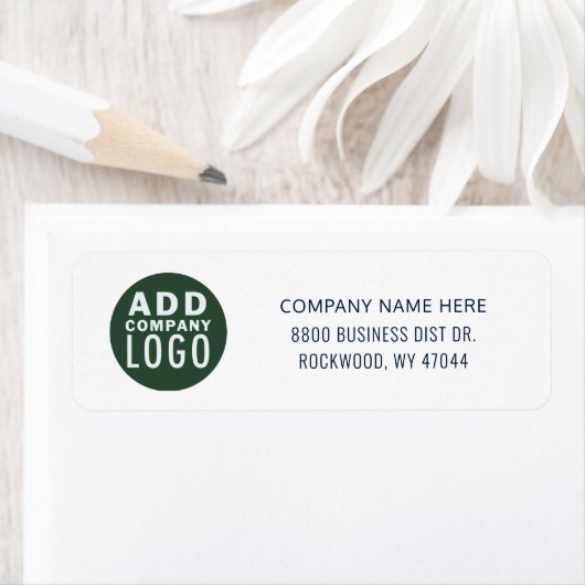 Simple Business Logo Return Address ラベル (インサイチュ)