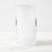 Simple Business Logo Website Custom Promotional フロストグラスビールジョッキ (中央)