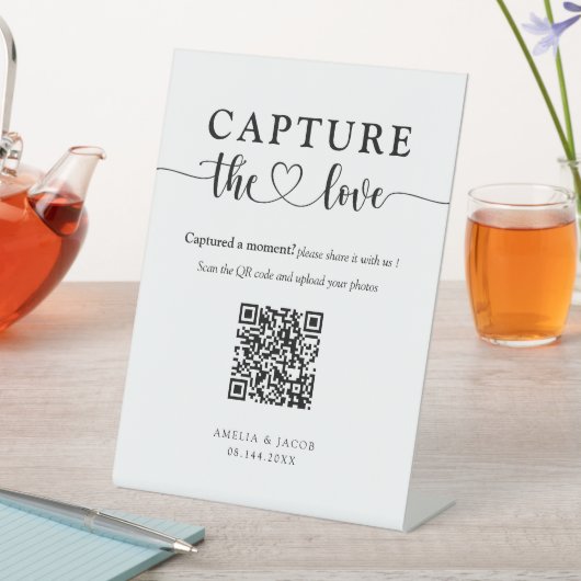 Simple Capture the Love Wedding 台座サイン (インサイチュ)