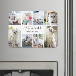 Simple Cat Pet Photo Collage マグネット<br><div class="desc">Personalized "Best Cat Ever" Large Photo Magnet. This simple and elegant photo magnet is a sweet way to showcase cherished memories of your beloved cat. The design features space for a favorite photo, with room for their name on the first line and "Best Cat Ever" on the second line in...</div>