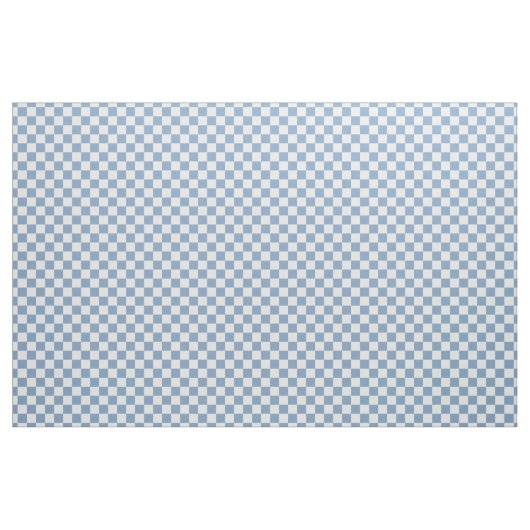Simple Chambray Blue Gingham Check Quilting ファブリック (ヤード)