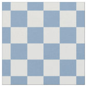 Simple Chambray Blue Gingham Check Quilting ファブリック (クローズアップ)