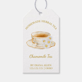 Simple  Chamomile Tea Hang Tag  ギフトタグ