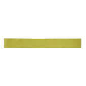 Simple Chartreuse Green Solid Plain Color サテンリボン (正面)