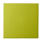 Simple Chartreuse Green Solid Plain Color タイル (正面)