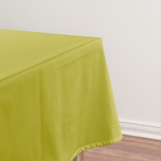 Simple Chartreuse Green Solid Plain Color テーブルクロス (インサイチュ)