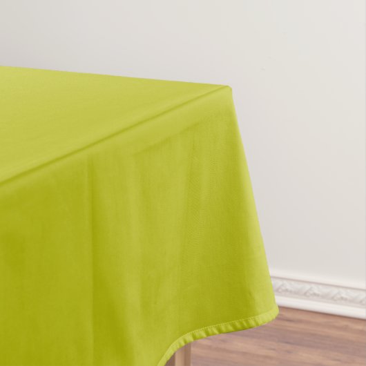 Simple Chartreuse Green Solid Plain Color テーブルクロス (インサイチュ)
