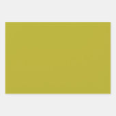 Simple Chartreuse Green Solid Plain Color ラッピングペーパーシート (正面)