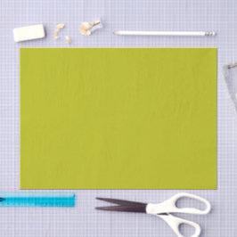 Simple Chartreuse Green Solid Plain Color 薄葉紙