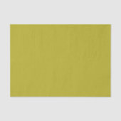Simple Chartreuse Green Solid Plain Color 薄葉紙 (正面)