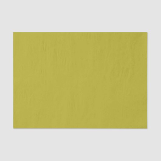Simple Chartreuse Green Solid Plain Color 薄葉紙 (正面)