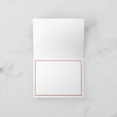 Simple Cherry Cocktail Martini  サンキューカード (内部)