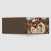 Simple Chic Elegant Calligraphy Photo Wedding ゲストブック (全面)