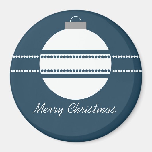 Simple Chic Ornament Christmas Magnet マグネット (正面)