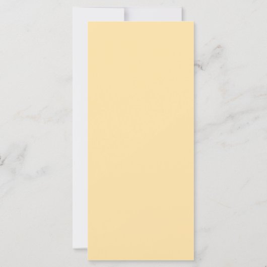 Simple Chic Wedding Menu Card | Custom Minimalist  (裏面)