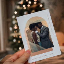 Simple Christmas Arch | Modern Two Photo