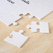 Simple christmas party website barcode QR add name ジグソーパズル (側面)