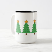 Simple Christmas Tree  ツートーンマグカップ (正面左)