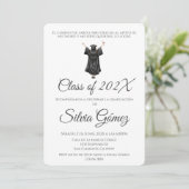 Simple Class of 2026 graduation 招待状 (スタンド正面)