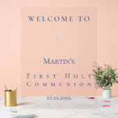 simple classic First Holy Communion welcome  アクリルサイン (ウェディング)