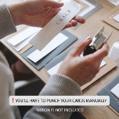 Simple Classic Neutral Reserved Wedding Name Tag 招待状