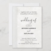 Simple Classic Wedding Invitation – Custom 招待状 (正面)