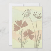 Simple Classic Wedding Invitation – Customizable 招待状 (裏面)