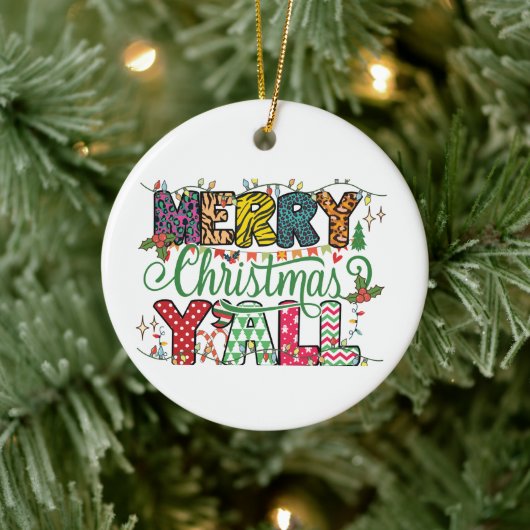 Simple Classy Christmas Ornament セラミックオーナメント (ツリー)