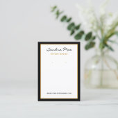 Simple Classy Earring Jewelry Display Card 名刺 (スタンド正面)