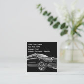 Simple Classy Uber Driver Taxi Business Cards スクエア名刺 (スタンド正面)