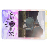 Simple Colorful Boho Dreamcatcher Photo Magnet マグネット (横)