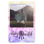 Simple Colorful Boho Dreamcatcher Photo Magnet マグネット (縦)