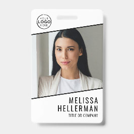 Simple Company Logo Employee ID バッジ