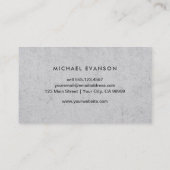 Simple Concrete Look Construction Professional 名刺 (裏面)