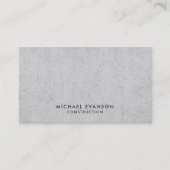 Simple Concrete Look Construction Professional 名刺 (正面)