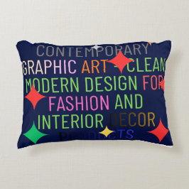 Simple Contemporary Graphic アクセントクッション