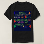Simple Contemporary Graphic Tシャツ (デザイン正面)