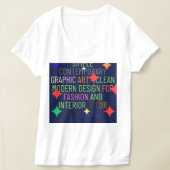 Simple Contemporary Graphic Tシャツ (レイダウン)