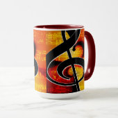 Simple Cool Stylish Notes マグカップ (正面右)