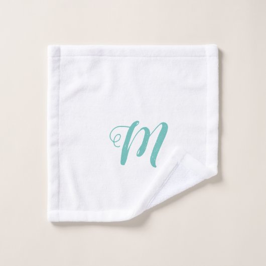 simple custom blue purple black leaves add your  t ウォッシュタオル (ウォッシュタオル)