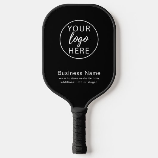 Simple Custom Business Logo  ピックルボールラケット (正面)