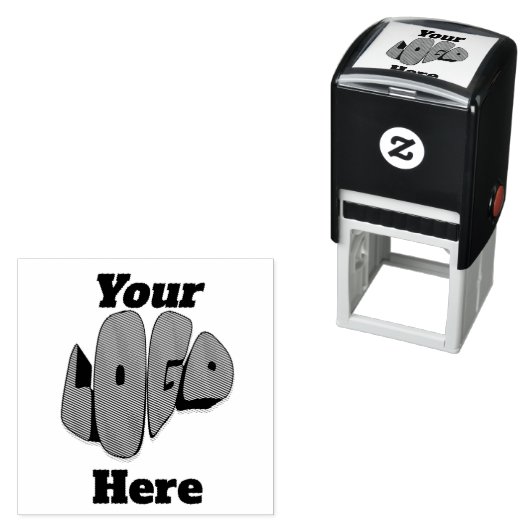 Simple Custom Business logo template セルフインキングスタンプ (インサイチュ)