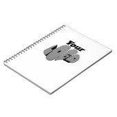 Simple Custom Business logo template ノートブック (左側)