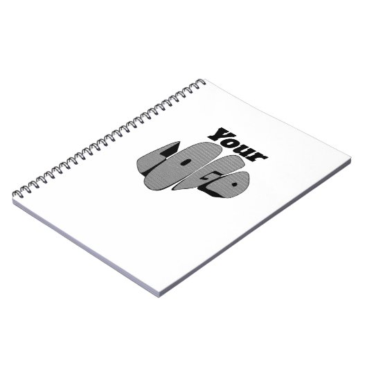 Simple Custom Business logo template ノートブック (左側)